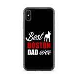 Best Boston Terrier Dad Ever iPhone Case