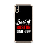 Best Boston Terrier Dad Ever iPhone Case