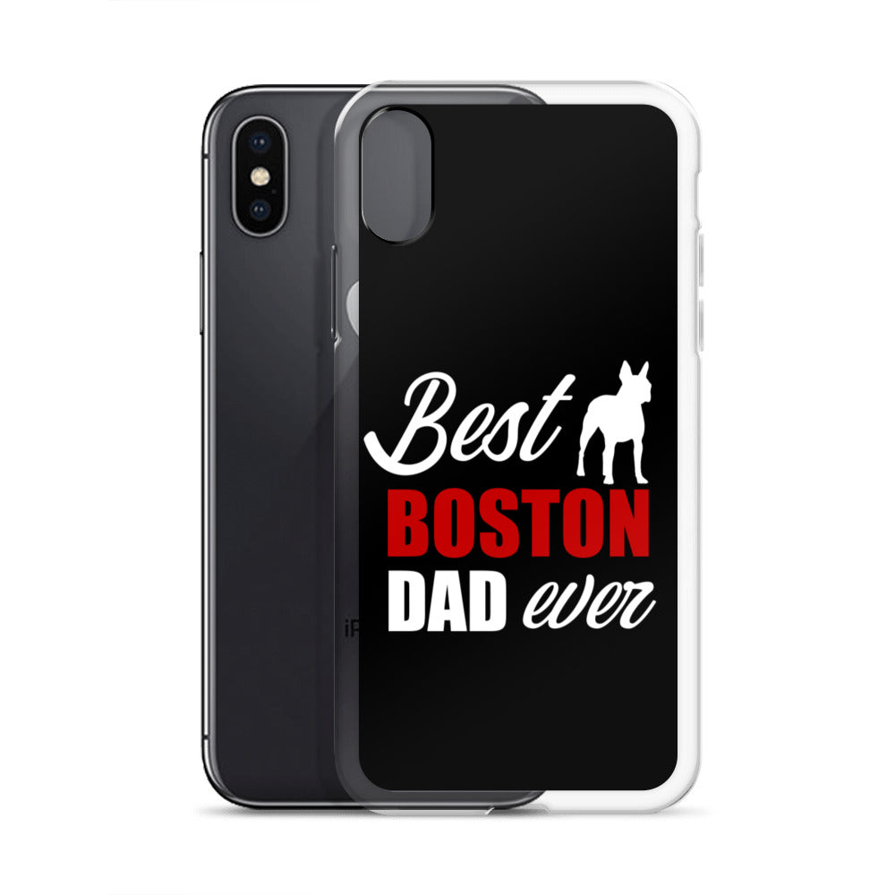 Best Boston Terrier Dad Ever iPhone Case