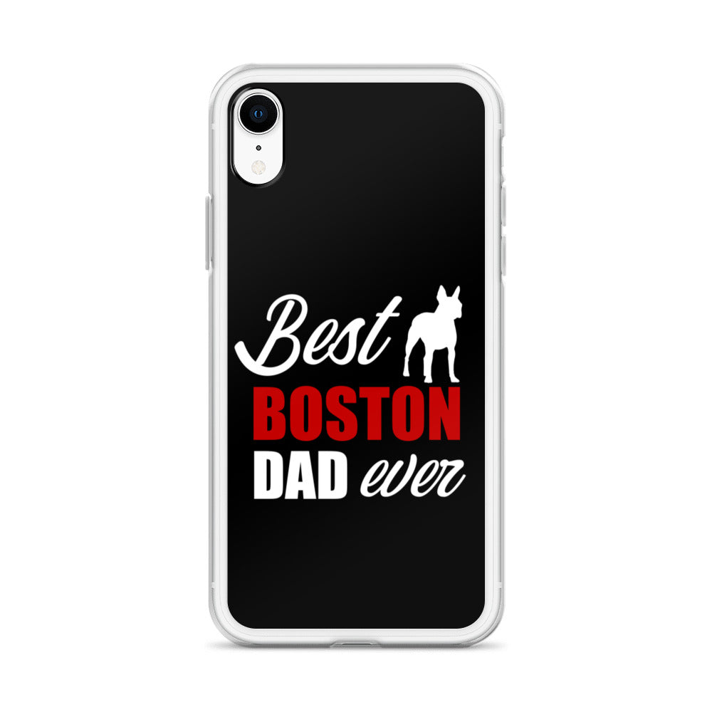 Best Boston Terrier Dad Ever iPhone Case
