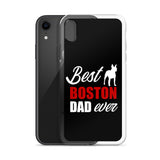 Best Boston Terrier Dad Ever iPhone Case