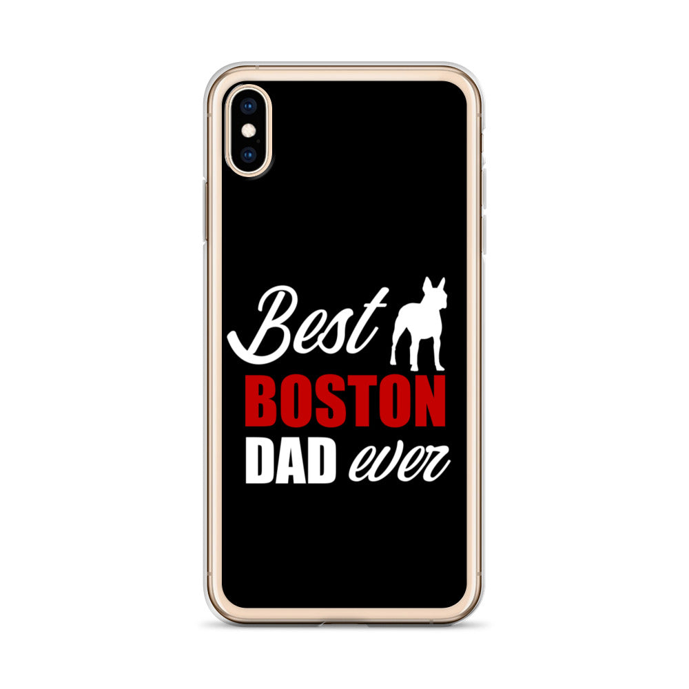 Best Boston Terrier Dad Ever iPhone Case
