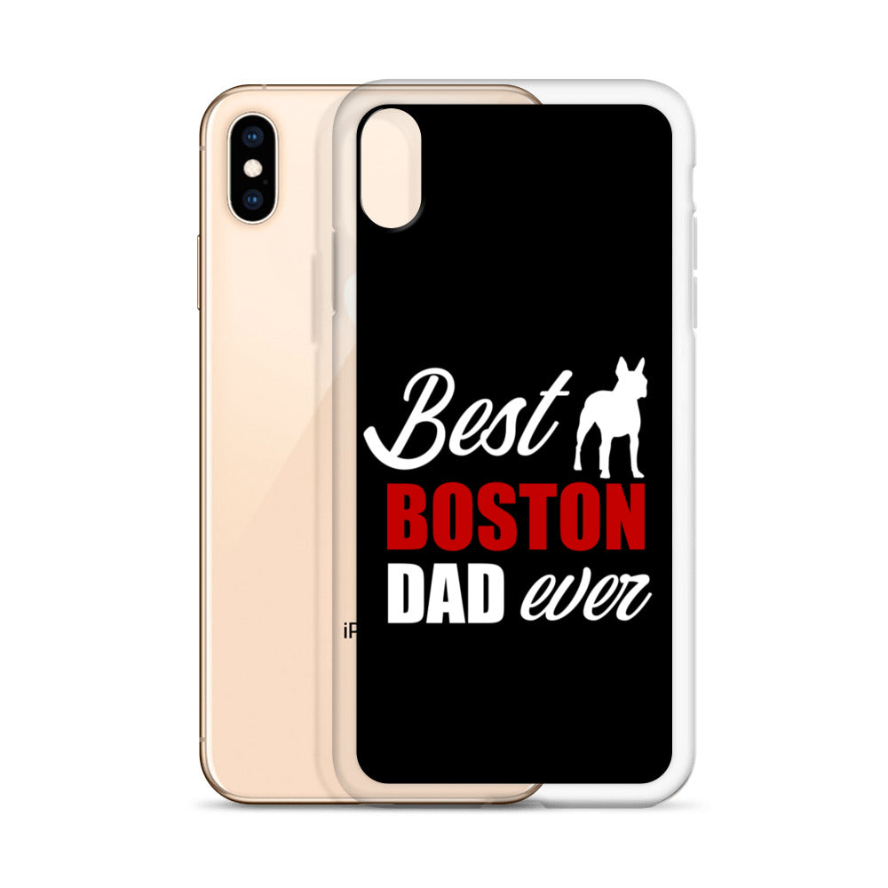 Best Boston Terrier Dad Ever iPhone Case