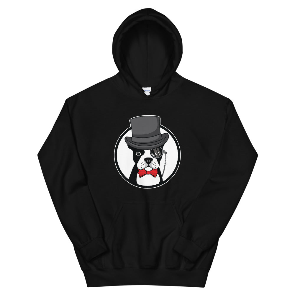 The Gentleman Boston Terrier Pullover Hoodie
