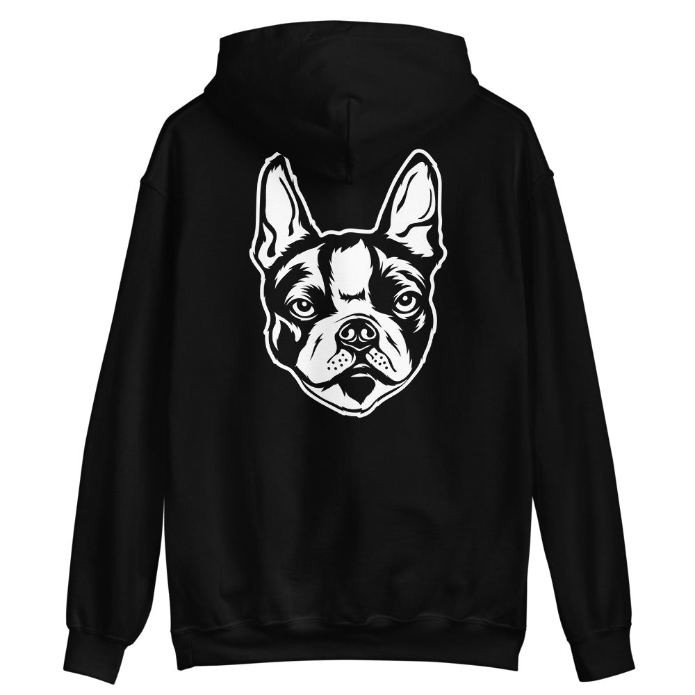 Boston Terrier Hoodie (Two-Sided)