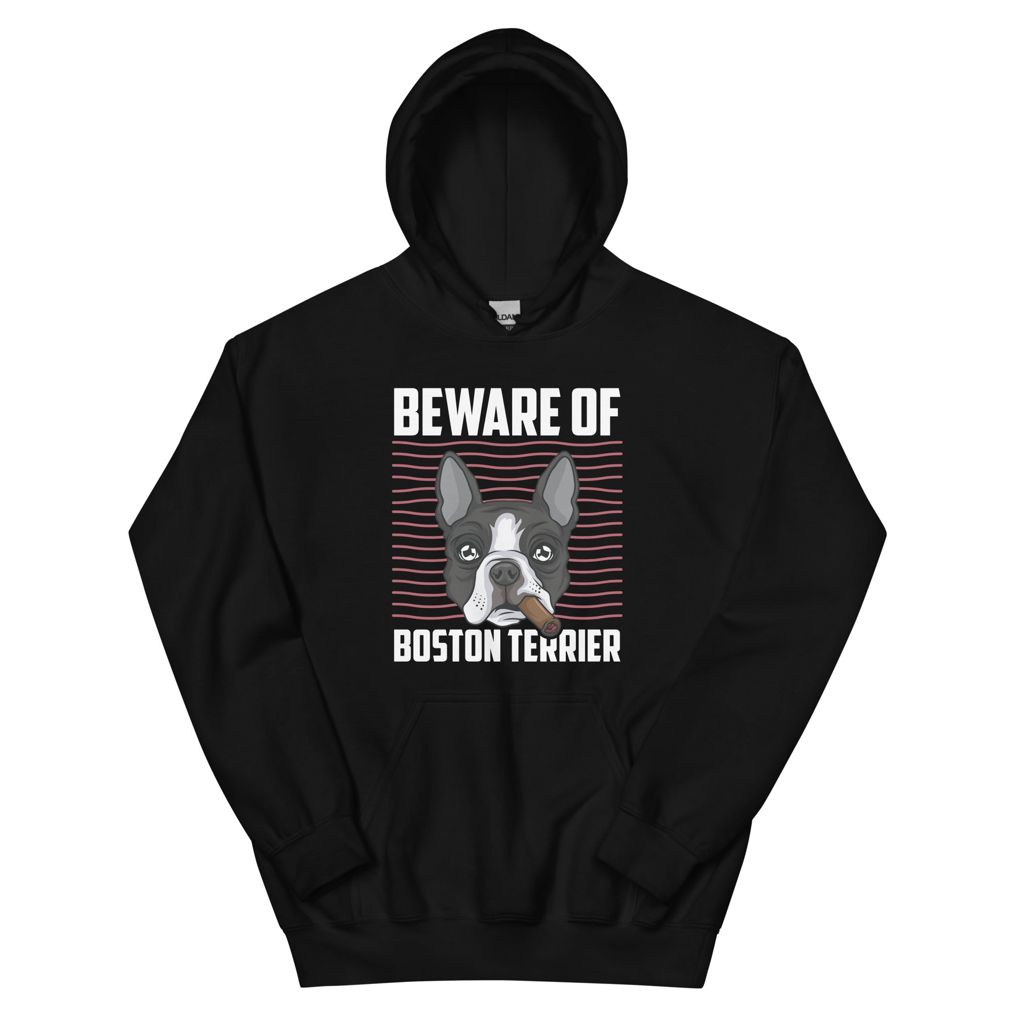 Beware Of Boston Terrier Unisex Hoodie