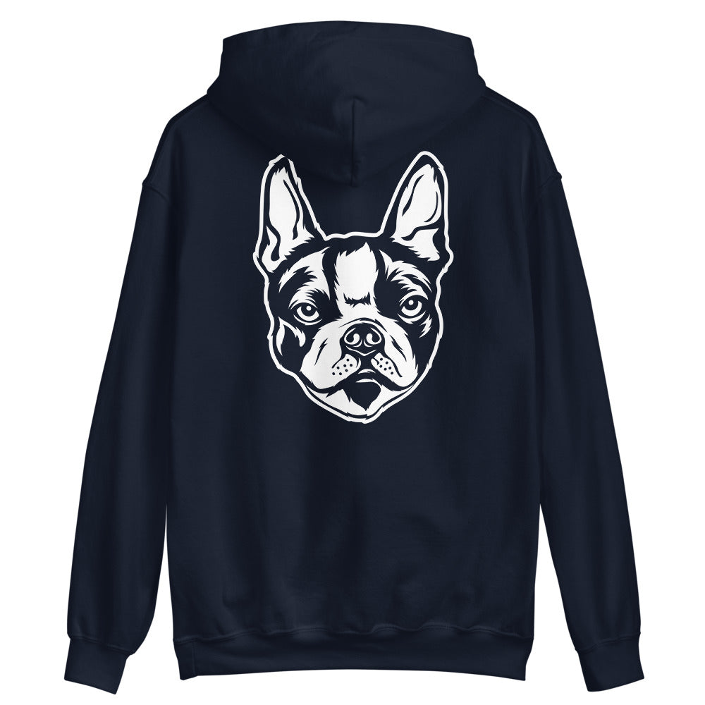Boston Terrier Hoodie (Two-Sided)
