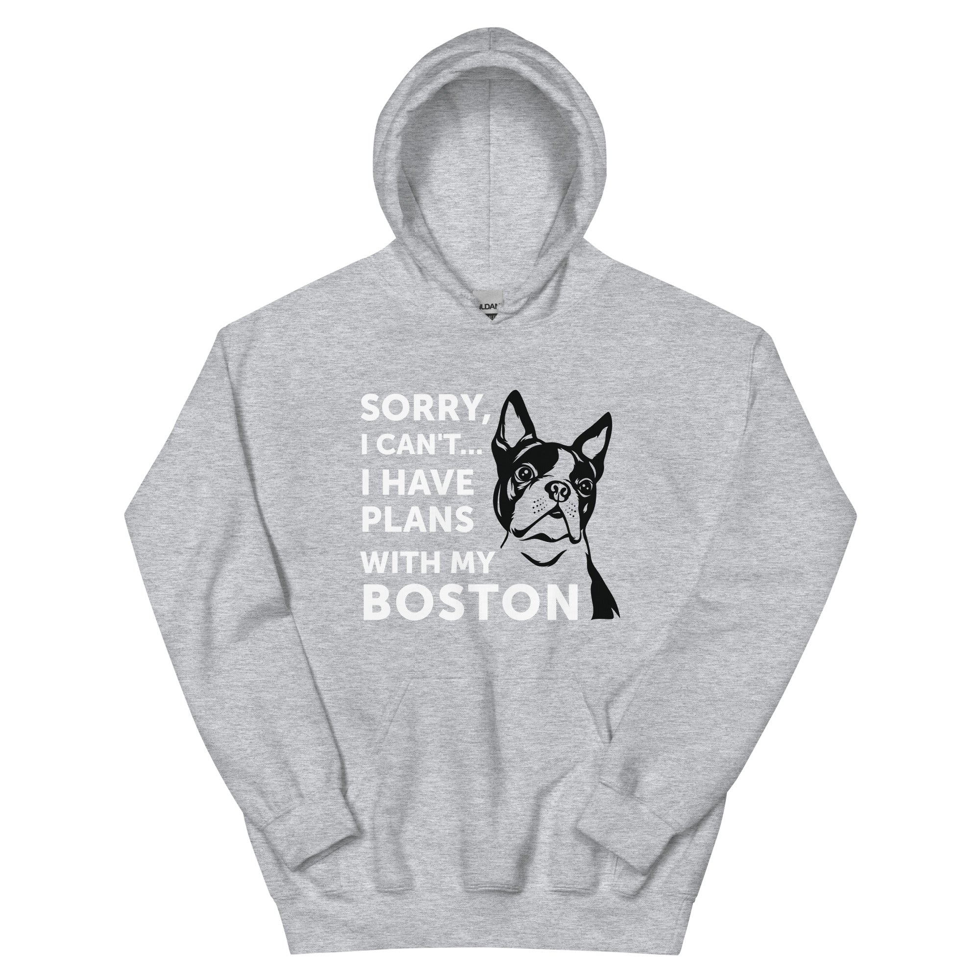 Sorry I Can't... I Have Plans With My Boston Hoodie