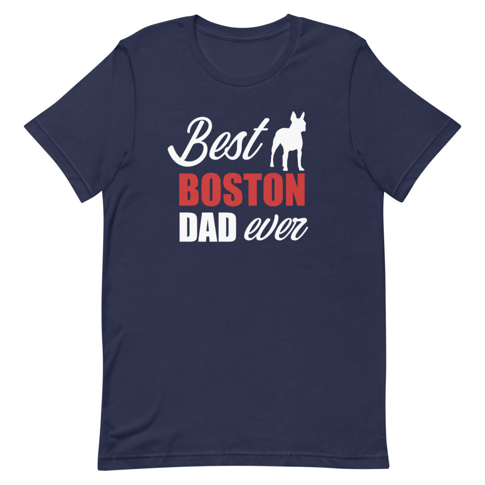 boston terrier dad t shirt