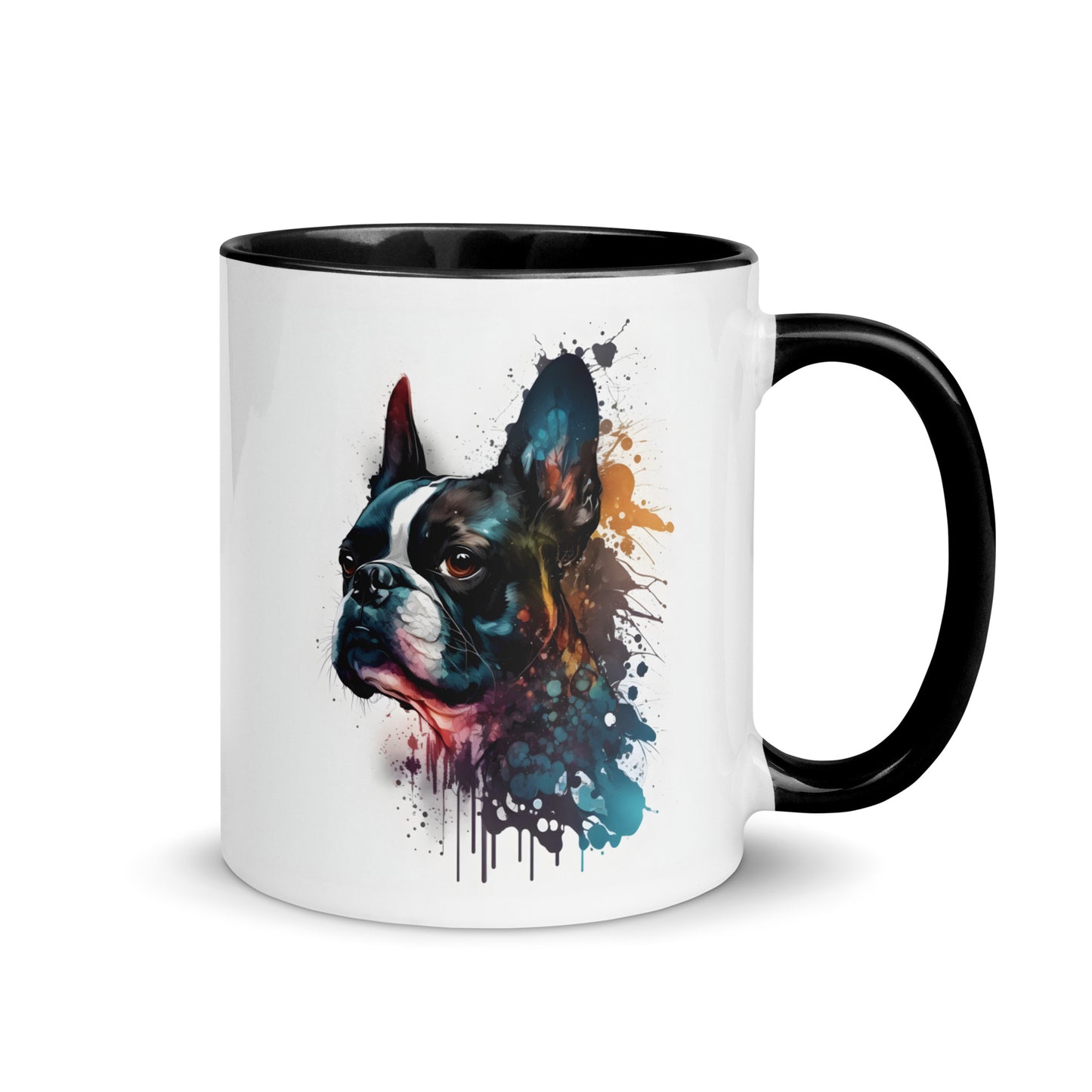 Boston Terrier Art on Mug
