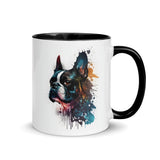 Boston Terrier Art on Mug