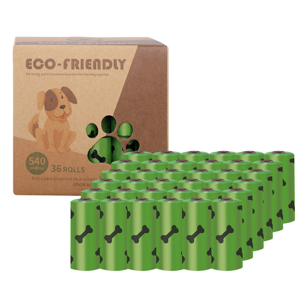 Eco-Friendly Dog Poop Garbage Bags Rolls Lavender Scented 540 Bags