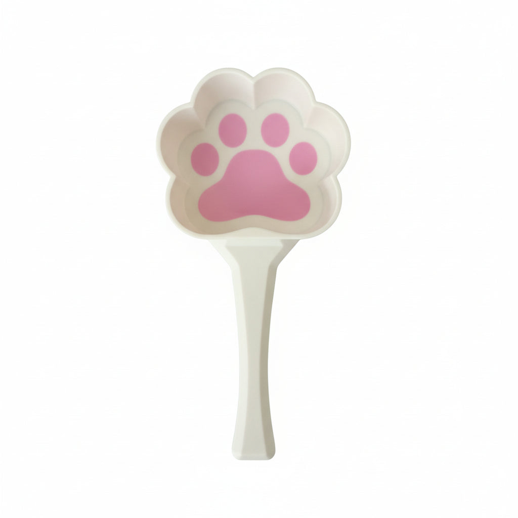 Dog Paw Scoop For Food . White Powder