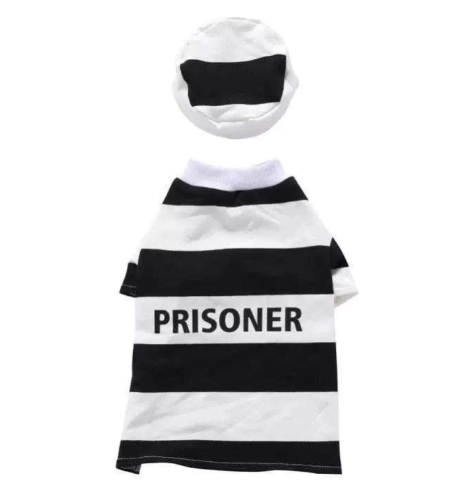 Prisoner Dog Costume