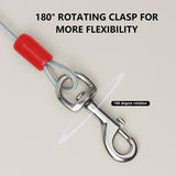 Dog Tie Out Cable With Ground Stake For Yard