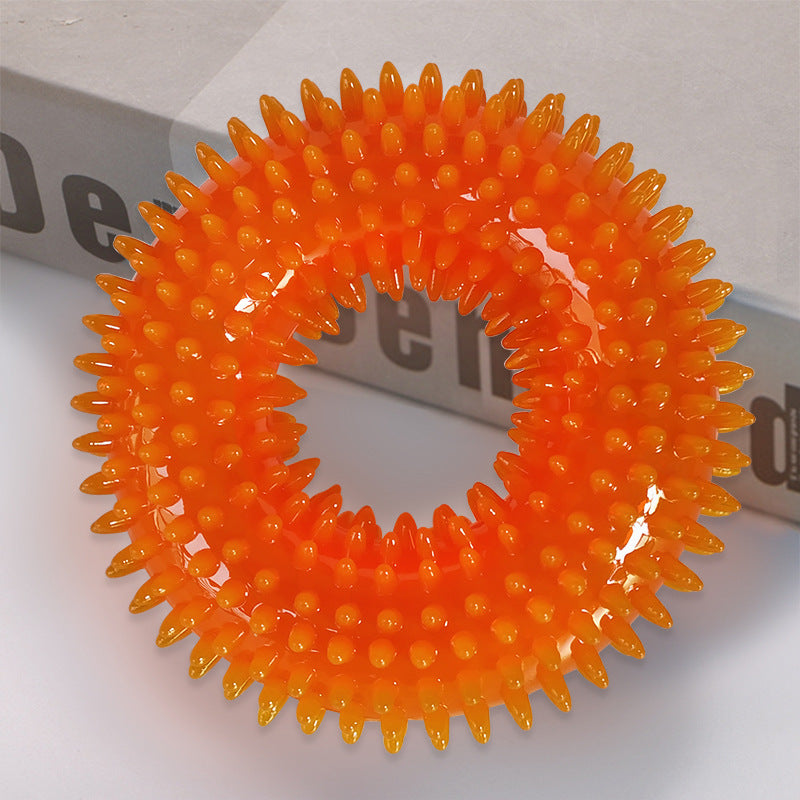 Spiky Dog Toys Balls Donuts