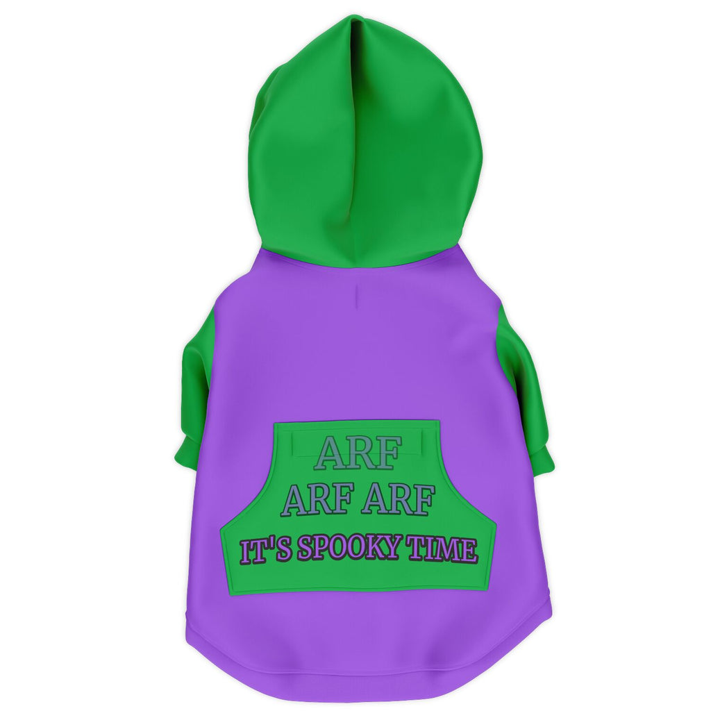 It's Spooky Time Halloween Dog Zip-Up Hoodie - ARF ARF ARF