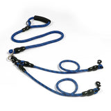 Multi-Dog Leash – Walk 1, 2, or 3 Dogs Without Tangling . Blue 2 Dogs