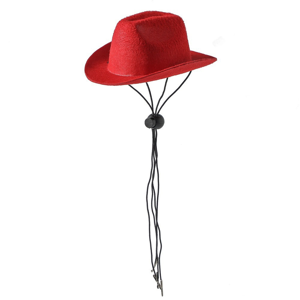Western Cowboy Style Dog Hat