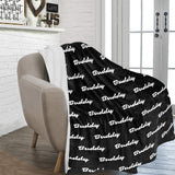 Custom Dog Name Ultra-Soft Micro Fleece Blanket .