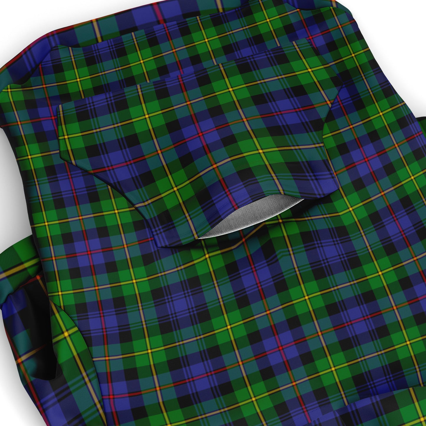 Dog Zip-Up Hoodie - Scottish Plaid