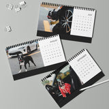 2026 Personalized Desk Calendar with Your Dog's Photos .