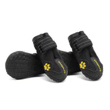 Waterproof Non-Slip Dog Shoes – Protective Boots for Active Dogs . Black