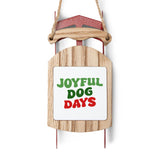 Joyful Dog Days Sled Ornaments