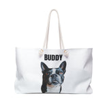 Custom Weekender Bag Using Dog Photo(s) + Name(s)