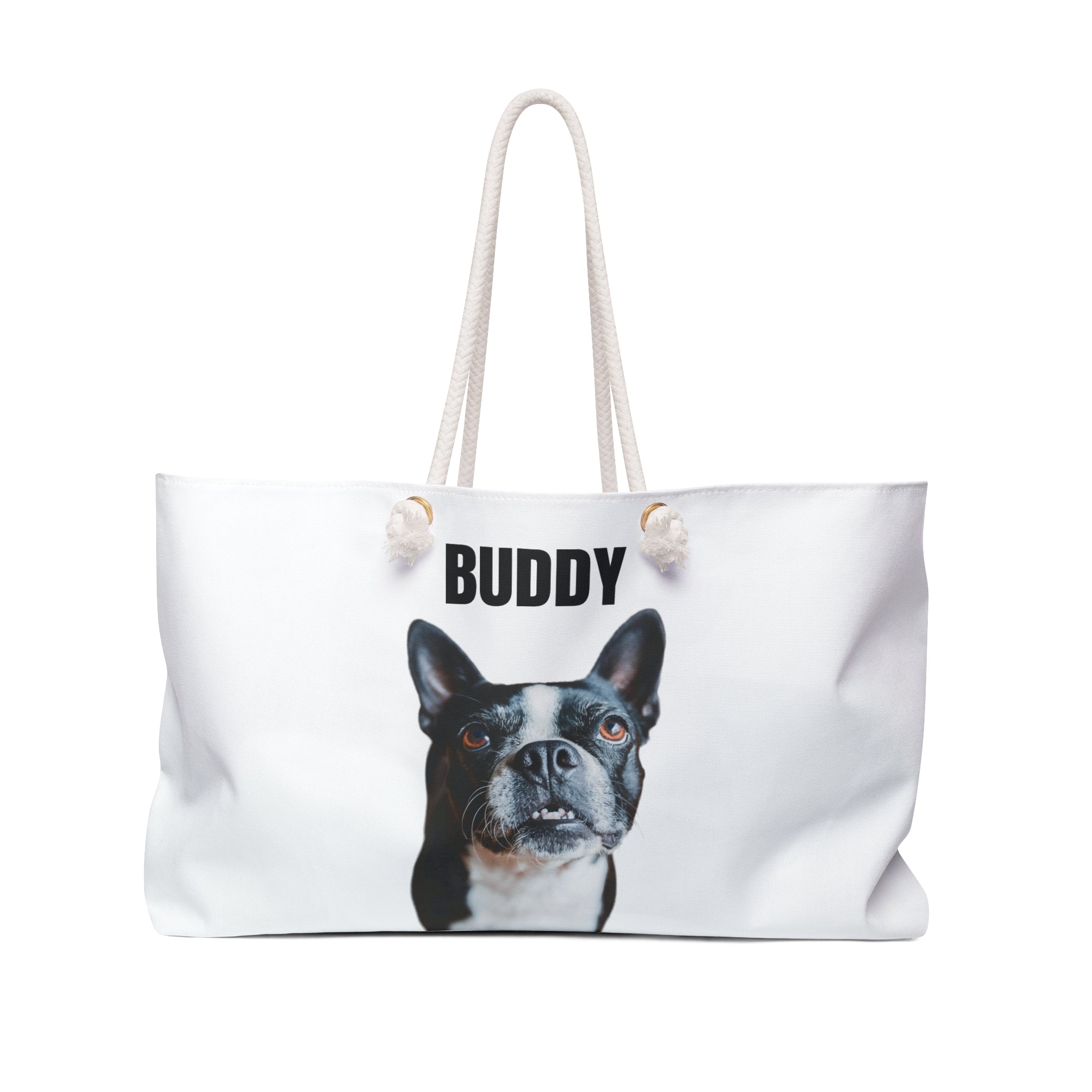 Custom Weekender Bag Using Dog Photo(s) + Name(s)