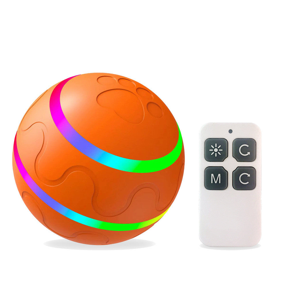 Interactive Dog Toy Wicked Ball Self Moving Intelligent Ball USB