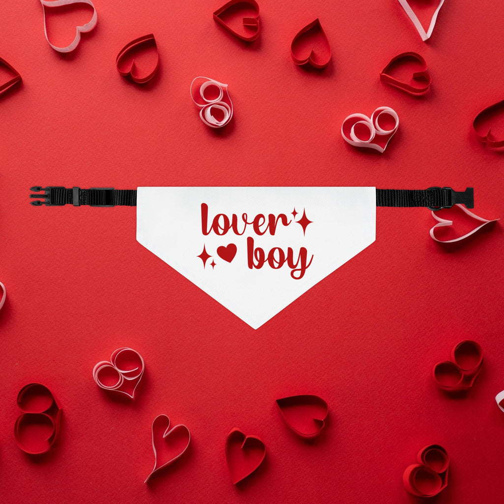 Lover Boy Valentine's Day Dog Bandana Collar