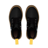 Boston Terrier Art - Women's Martin Canvas Boots