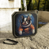 Cosmic Bulldog Outdoor Bluetooth Speaker - Unique Astronaut Design
