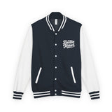 Boston Terrier Unisex Heavyweight Letterman Jacket - Stylish and Cozy