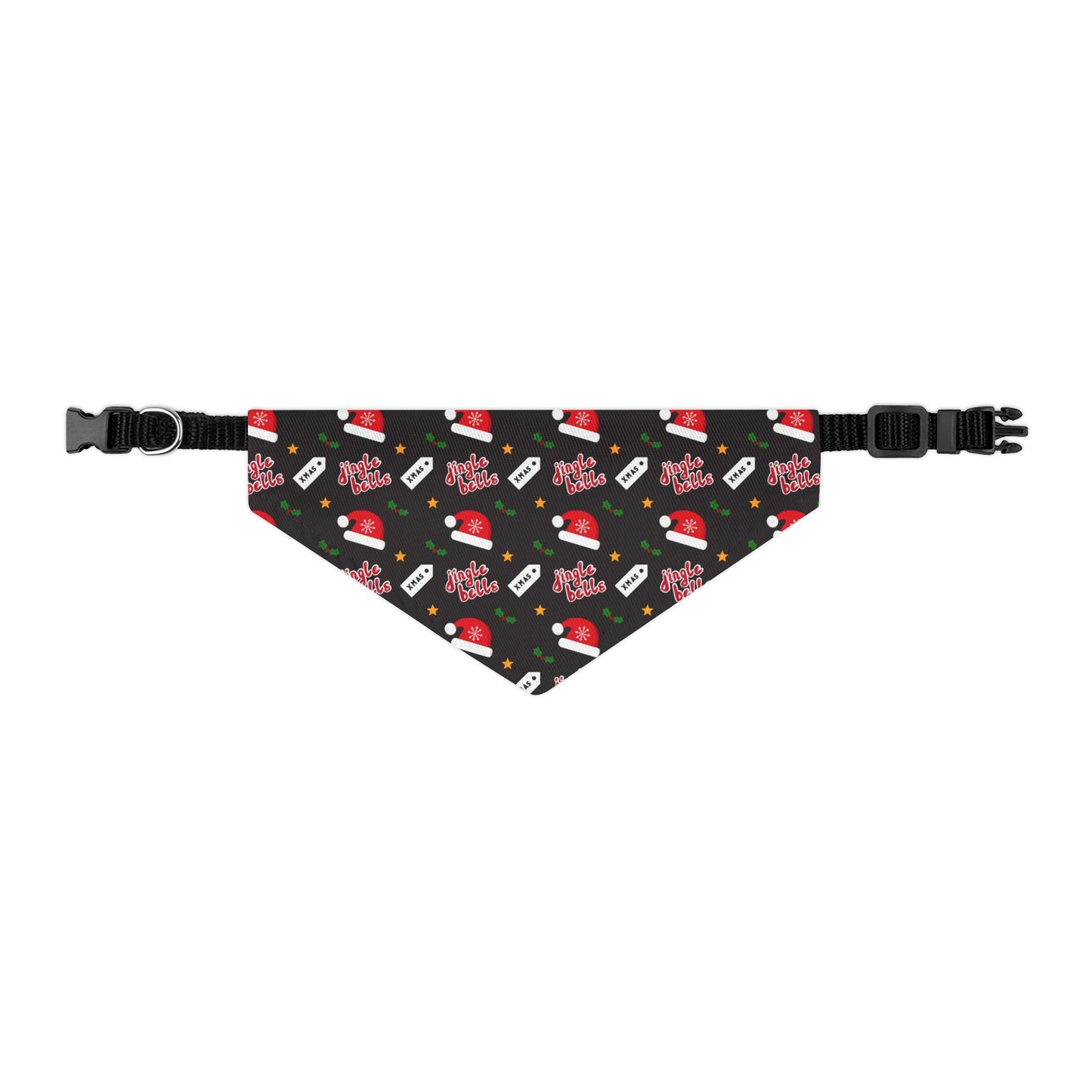 Jingle Bells Xmas Pet Bandana Collar