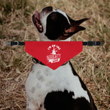 I'm On The Naughty List Christmas Dog Bandana Collar - Red