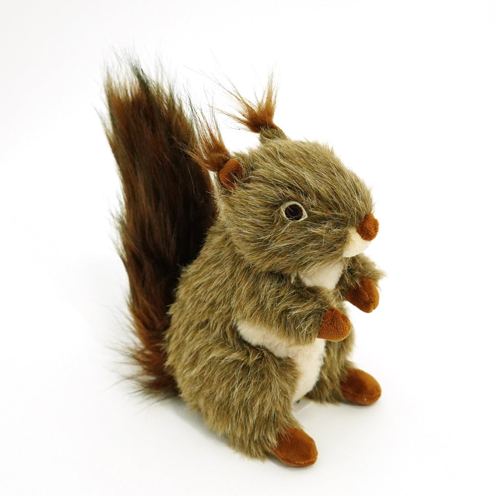 Squirrel Plush Squeaky Dog Toy