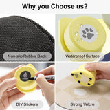 MEWOOFUN Dog Talking Buttons - 12-Pack Rechargeable Voice Recording Buttons With Mat, Communication Starter Kit For Dogs & Cats, Easy-to-Use Pet Sound Buttons