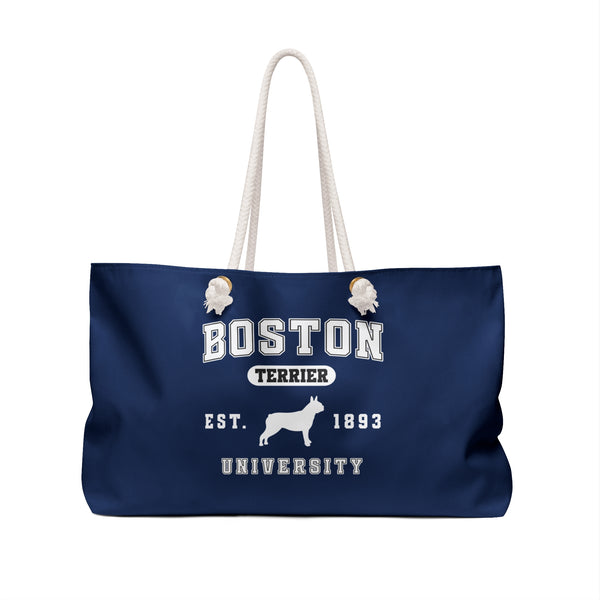 Boston Terrier University EST. 1893 Weekender Bag