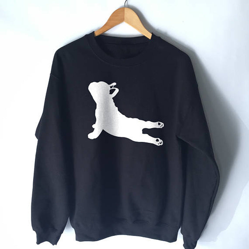 French Bulldog Yoga Pose Sweatshirt