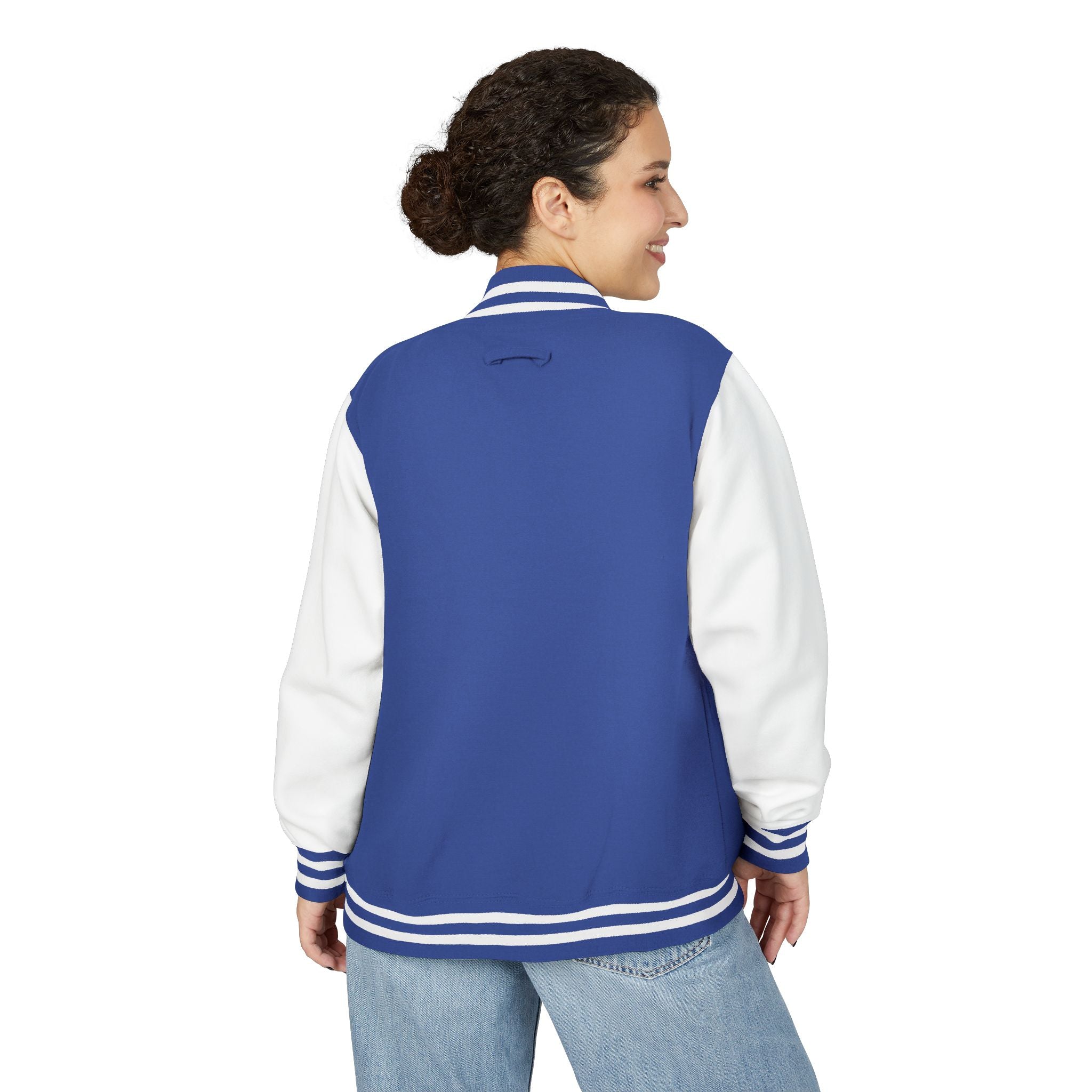 Boston Terrier Unisex Heavyweight Letterman Jacket - Stylish and Cozy
