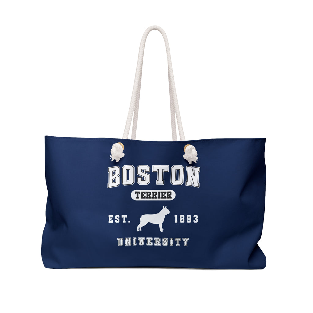 Boston Terrier University EST. 1893 Weekender Bag