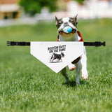 Fun Pet Bandana Collar - 'Boston Butt on the Run!' for Playful Dogs