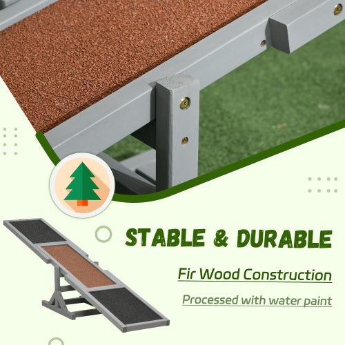 Wooden Dog Agility Seesaw For Training And Exercise