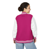Boston Terrier Unisex Heavyweight Letterman Jacket - Stylish and Cozy