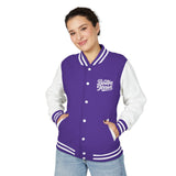 Boston Terrier Unisex Heavyweight Letterman Jacket - Stylish and Cozy