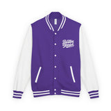 Boston Terrier Unisex Heavyweight Letterman Jacket - Stylish and Cozy