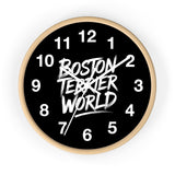 Boston Teixeira World Wall Clock - Urban Modern Decor for Home & Office