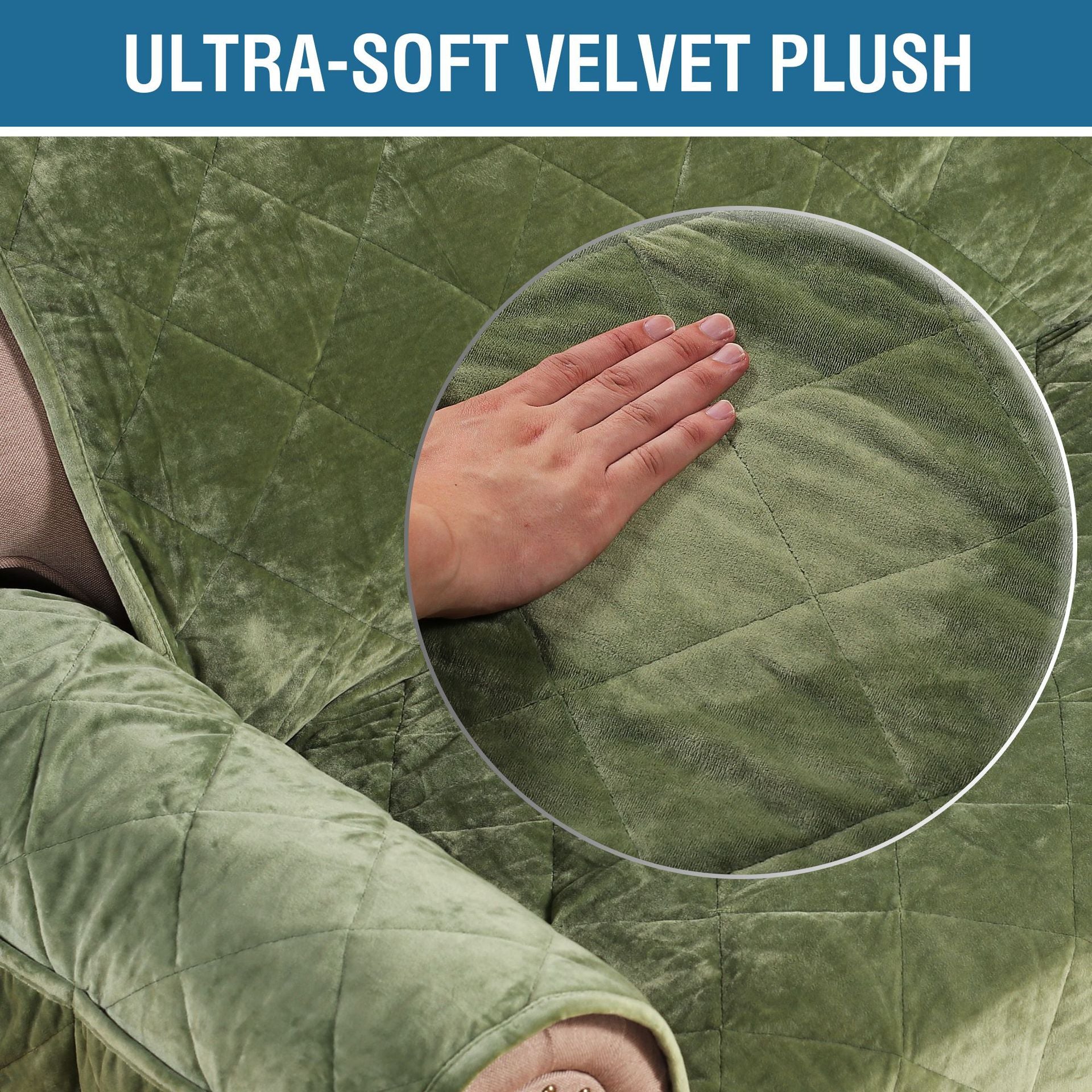 Premium Non-Slip Velvet Sofa Cover – Soft Plush Couch Protector for Pets, Kids & Everyday Use .